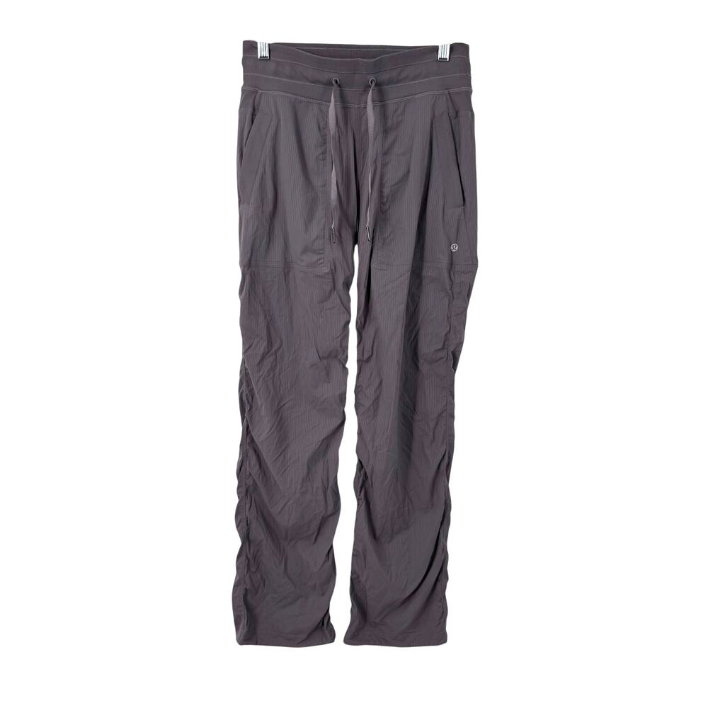 Lululemon Dance Studio Pants III Size 6 Gray Full Length 31" Unlined LW5AESR